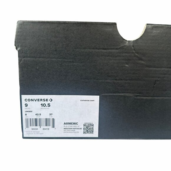 ⭐Converse Run Star Hike Platform 10.5 Womens Shoes Sneakers White Green A09836C⭐ - Picture 8 of 13